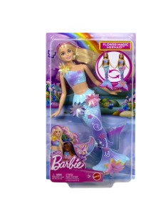 Barbie Papusa Sirena Floare...