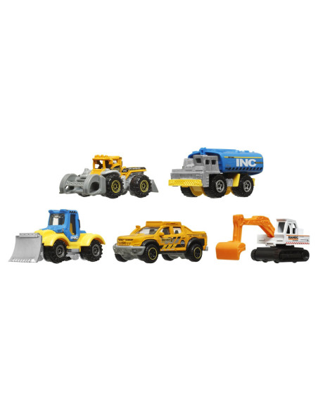 MTC1817_JBX40,Matchbox Set 5 Masinute Metalice Mbx Construction Vii Scara 1:64