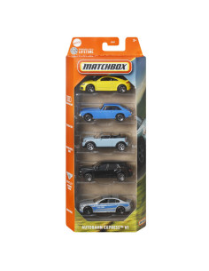 MTC1817_JBX19,Matchbox Set 5 Masinute Metalice Autobahn Express Vi Scara 1:64