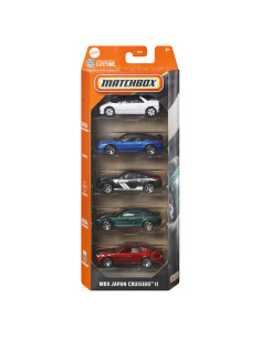 MTC1817_JBX24,Matchbox Set 5 Masinute Metalice Mbx Japan Cruisers Ii Scara 1:64