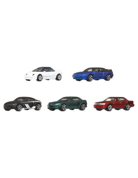 MTC1817_JBX24,Matchbox Set 5 Masinute Metalice Mbx Japan Cruisers Ii Scara 1:64