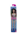 MTDWJ99_HXX51,Papusa Barbie Bruneta Cu Costum De Baie Albastru