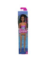 MTDWJ99_HXX50,Papusa Barbie Bruneta Cu Costum De Baie Inflorat