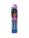 MTDWJ99_HXX49,Papusa Barbie Bruneta Cu Costum De Baie In Doua Culori