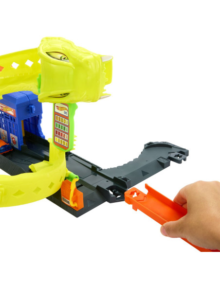 MTHDR29_JBM63,Hot Wheels City Pista Atacul Spiral Al Sarpelui