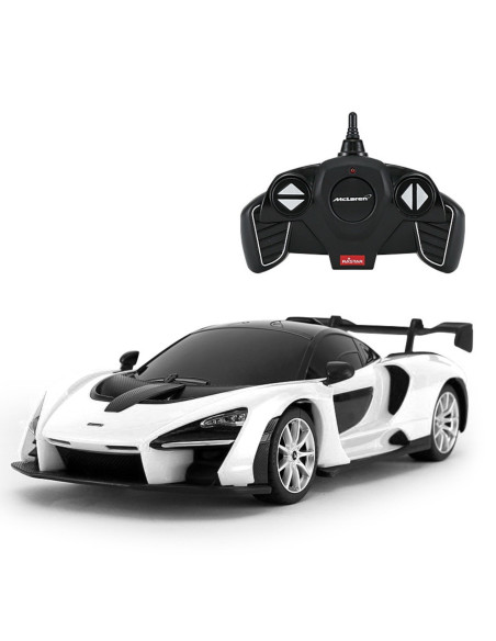 Ras96300_Alb,Masina Cu Telecomanda Mclaren Senna Alb Cu Scara 1 La 18