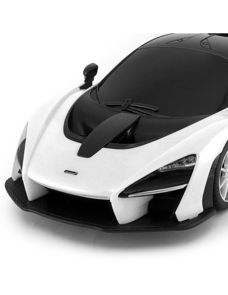 Ras96300_Alb,Masina Cu Telecomanda Mclaren Senna Alb Cu Scara 1 La 18