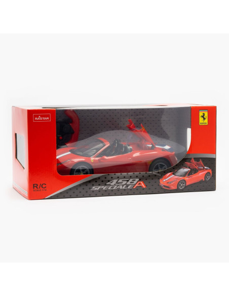 Ras74500_Rosu,Masina Cu Telecomanda Ferrari 458 Speciale A Rosu Scara 1 La 14
