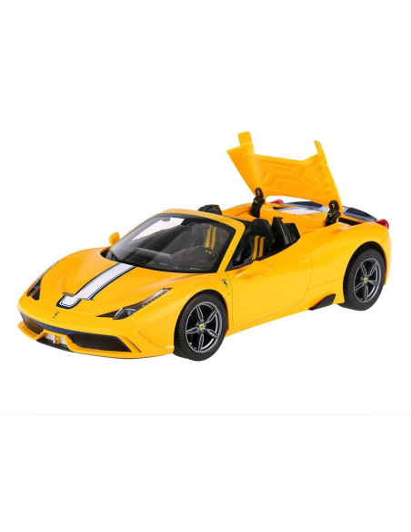 Ras74500_Galben,Masina Cu Telecomanda Ferrari 458 Speciale A Galben Scara 1 La 14