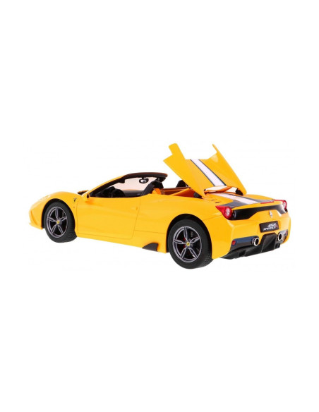 Ras74500_Galben,Masina Cu Telecomanda Ferrari 458 Speciale A Galben Scara 1 La 14