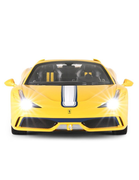 Ras74500_Galben,Masina Cu Telecomanda Ferrari 458 Speciale A Galben Scara 1 La 14