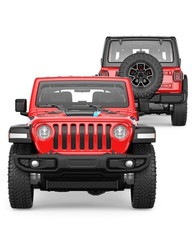 Ras64610_Rosu,Masinuta Metalica Jeep Wrangler Rubicon 4xe Rosu Scara 1 La 24