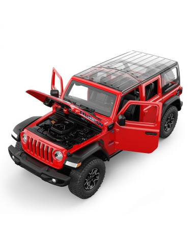 Ras64621_Rosu,Masinuta Metalica Jeep Wrangler Rubicon 4xe Rosu Cu Scara 1 La 32