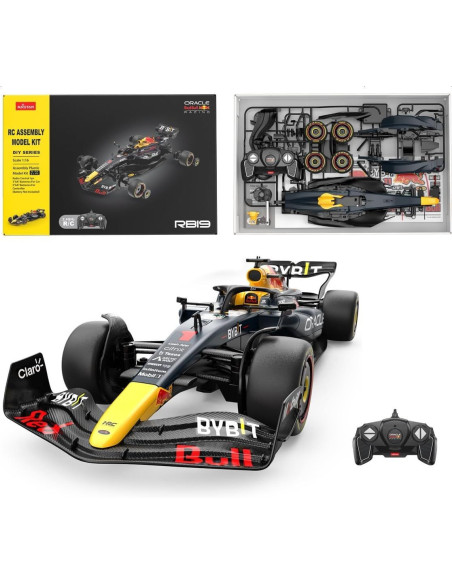 Ras92600,Masinuta Construibila Cu Telecomanda Red Bull F1 Rb19 Scara 1 La 16