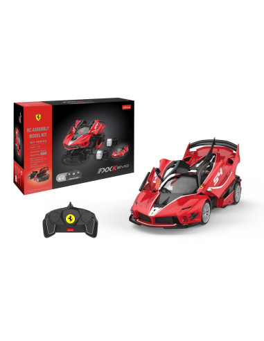 Ras96900,Masinuta Construibila Cu Telecomanda Ferrari Fxxk Evo Scara 1 La 18