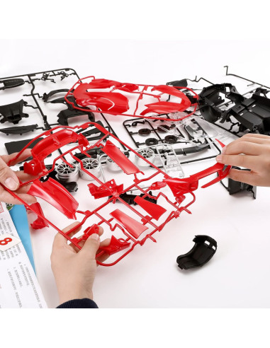 Ras96900,Masinuta Construibila Cu Telecomanda Ferrari Fxxk Evo Scara 1 La 18