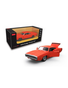 Ras64410,Masinuta Metalica Dodge Charger R/t 1970 Portocaliu Scara 1 La 36