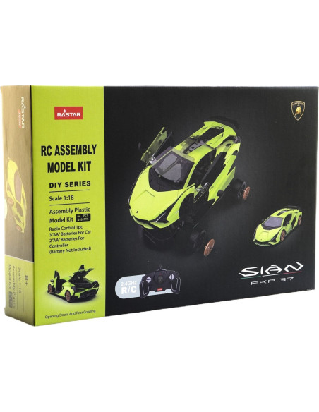 Ras97400,Masinuta Construibila Cu Telecomanda Lamborghini Sian Fkp 37 Scara 1 La 18