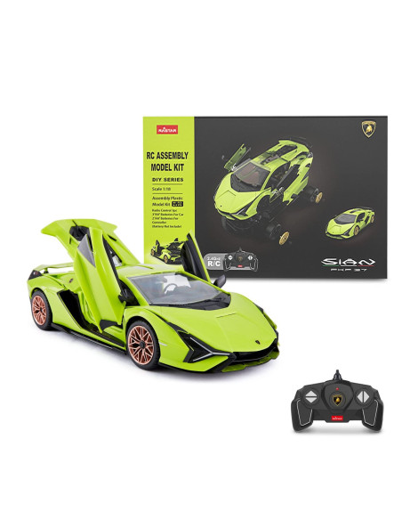 Ras97400,Masinuta Construibila Cu Telecomanda Lamborghini Sian Fkp 37 Scara 1 La 18