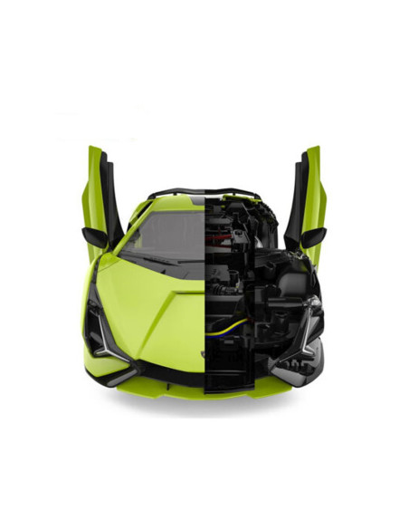 Ras97400,Masinuta Construibila Cu Telecomanda Lamborghini Sian Fkp 37 Scara 1 La 18