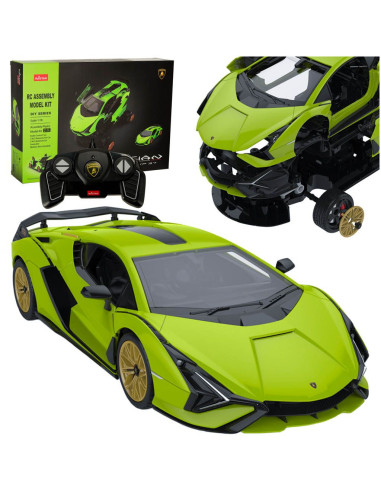 Ras97400,Masinuta Construibila Cu Telecomanda Lamborghini Sian Fkp 37 Scara 1 La 18