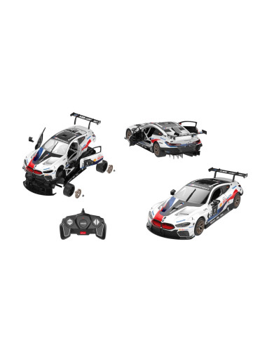 Ras97200,Masinuta Construibila Cu Telecomanda Bmw M8 Gte Scara 1 La 18