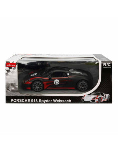 Ras70710_Negru,Masina Cu Telecomanda Porsche 918 Spyder Weissach Negru Scara 1 La 14