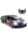 Ras70710_Negru,Masina Cu Telecomanda Porsche 918 Spyder Weissach Negru Scara 1 La 14