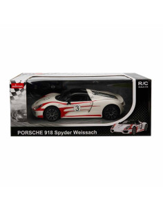 Ras70710_Alb,Masina Cu Telecomanda Porsche 918 Spyder Weissach Alb Scara 1 La 14