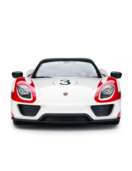 Ras70710_Alb,Masina Cu Telecomanda Porsche 918 Spyder Weissach Alb Scara 1 La 14
