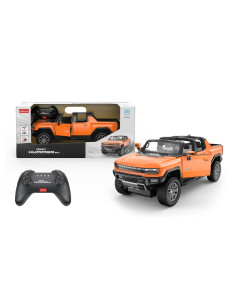 Ras93000_Portocaliu,Masina Cu Telecomanda Gmc Hummer Ev Portocaliu Scara 1 La 16