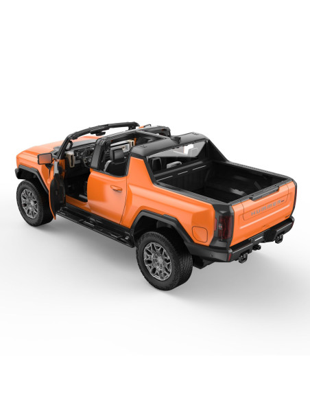 Ras93000_Portocaliu,Masina Cu Telecomanda Gmc Hummer Ev Portocaliu Scara 1 La 16