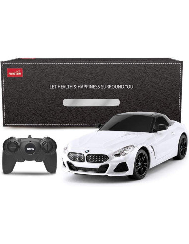 Ras95900_Alb,Masina Cu Telecomanda Bmw Z4 Roadster Alb Scara 1 La 18