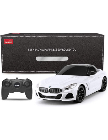 Ras95900_Alb,Masina Cu Telecomanda Bmw Z4 Roadster Alb Scara 1 La 18