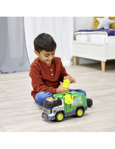 VV-203306021,Dickie Camion De Reciclare Cu Lumini Si Sunete 30cm