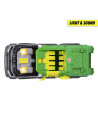 VV-203306021,Dickie Camion De Reciclare Cu Lumini Si Sunete 30cm