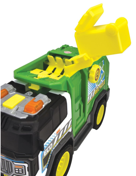 VV-203306021,Dickie Camion De Reciclare Cu Lumini Si Sunete 30cm