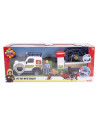 VV-109252624038,Pompierul Sam Vehicul Salvare Animale Cu Figurine Si Remorca