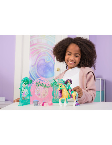 VV-6072051,Unicorn Academy Set Papusa Ava Si Unicornul Leaf Cu Accesorii