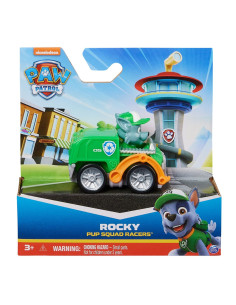 VV-6070433_20148849,Patrula Catelusilor Pup Squad Racers Vehicul Cu Figurina Rocky
