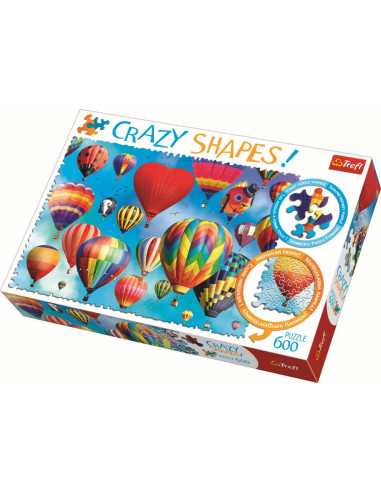 VV-11112,Puzzle Trefl 600 Cu Piese Ciudate - Baloane Colorate