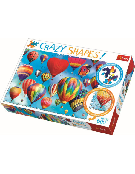 VV-11112,Puzzle Trefl 600 Cu Piese Ciudate - Baloane Colorate