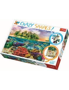 VV-11113,Puzzle Trefl 600 Cu Piese Ciudate - Insula Exotica