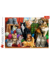 VV-10555,Puzzle Trefl 1000 Intalnirea Pisicutelor