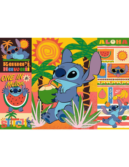 VV-37483,Puzzle Trefl 500 Disney Stitch In Vacanta