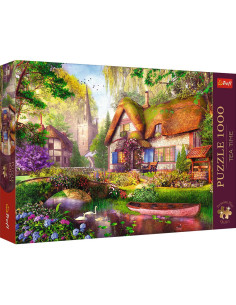 VV-10804,Puzzle Trefl 1000 Premium Plus Tea Time Casuta Din Padure