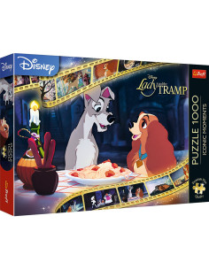 VV-10830,Puzzle Trefl 1000 Premium Plus Disney Doamna Si Vagabondul