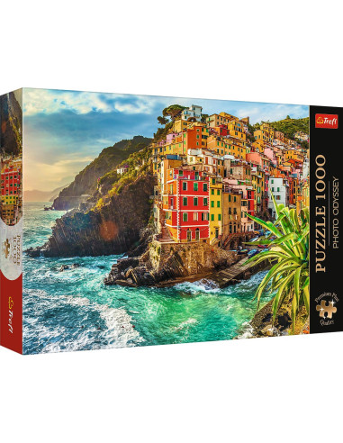 VV-10855,Puzzle Trefl 1000 Premium Plus Photo Odyssey Orasul Riomaggiore