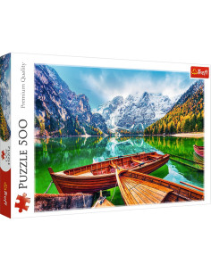 VV-37486,Puzzle Trefl 500 Lacul Braies Italia