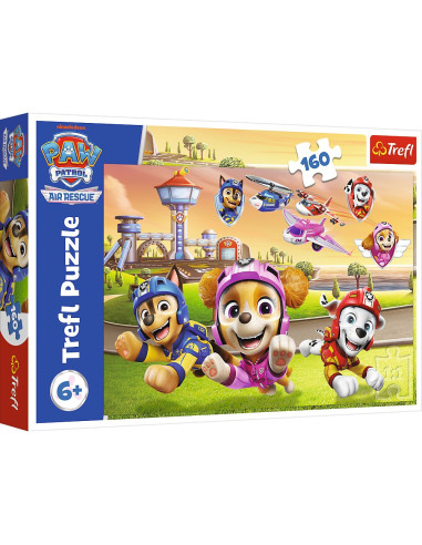VV-15432,Puzzle Trefl 160 Patrula Catelusilor Echipa De Salvare Aeriana